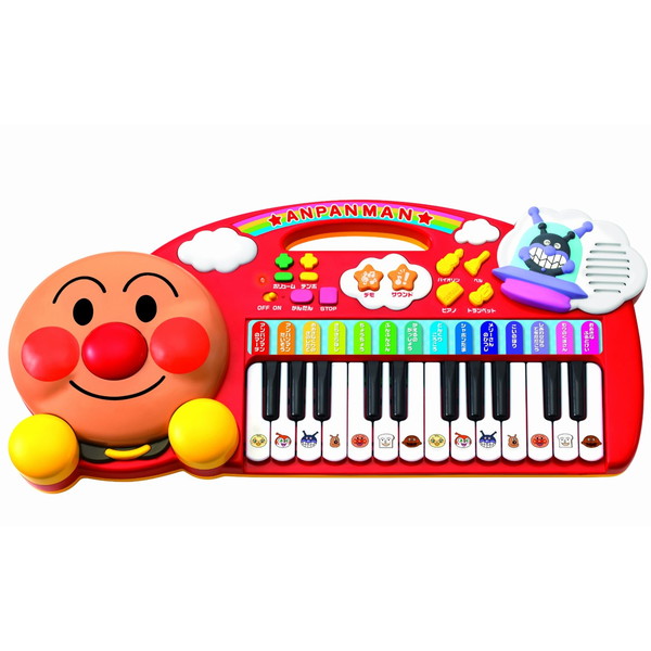  楽器玩具なら アンパンマン ノリノリおんがくキーボードだいすき