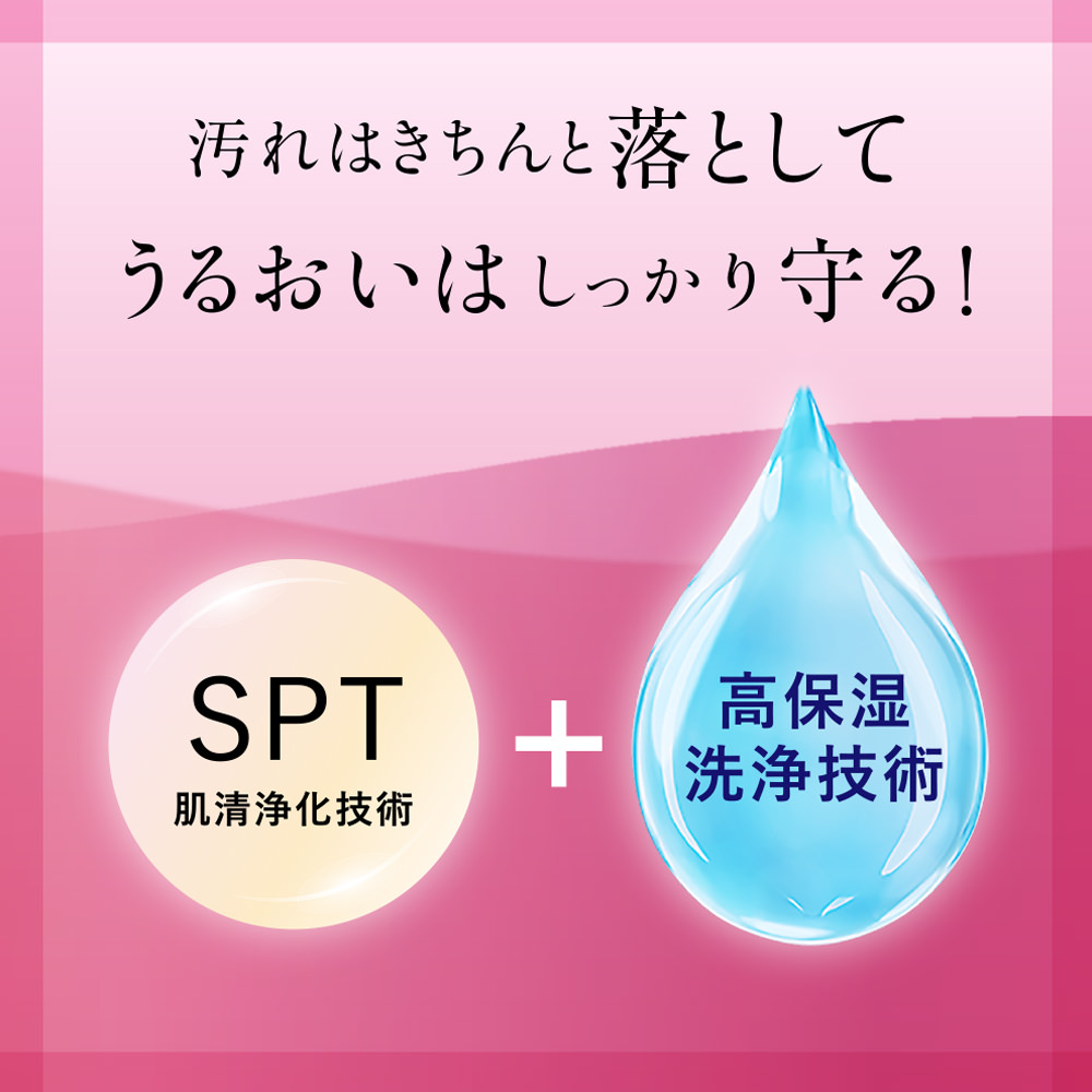 汚れはきちんと落として、うるおいはしっかり守る！